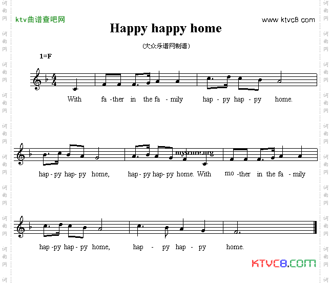 Happyhappyhome幸福快乐的家英文儿歌