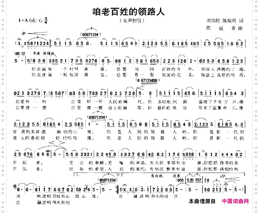 咱老百姓的领路人
