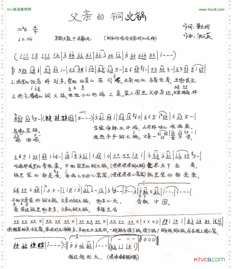 父亲的铜火锅