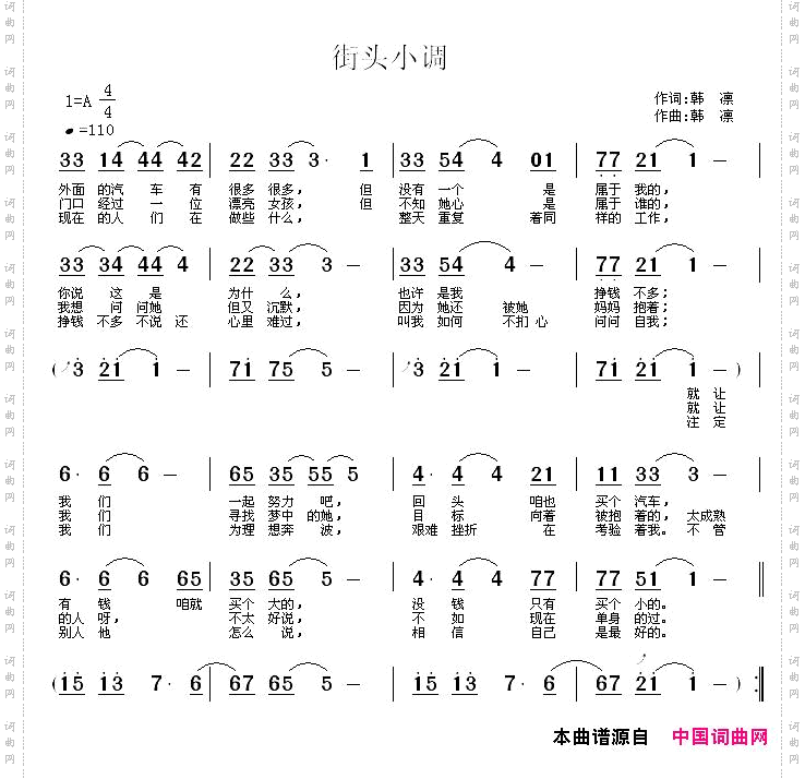 街头三部曲又名:街头小调