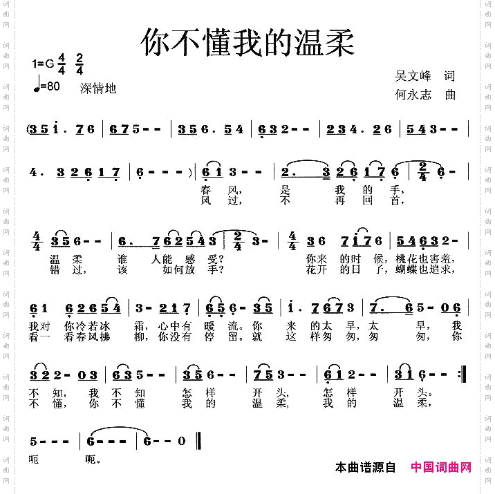 你不懂我的温柔