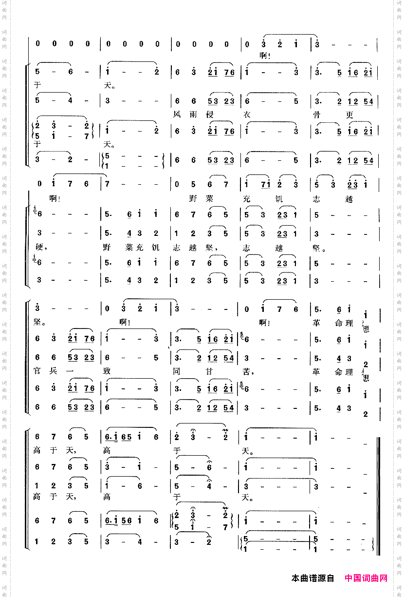 过雪山草地_长征组歌《红军不怕远征难》之六