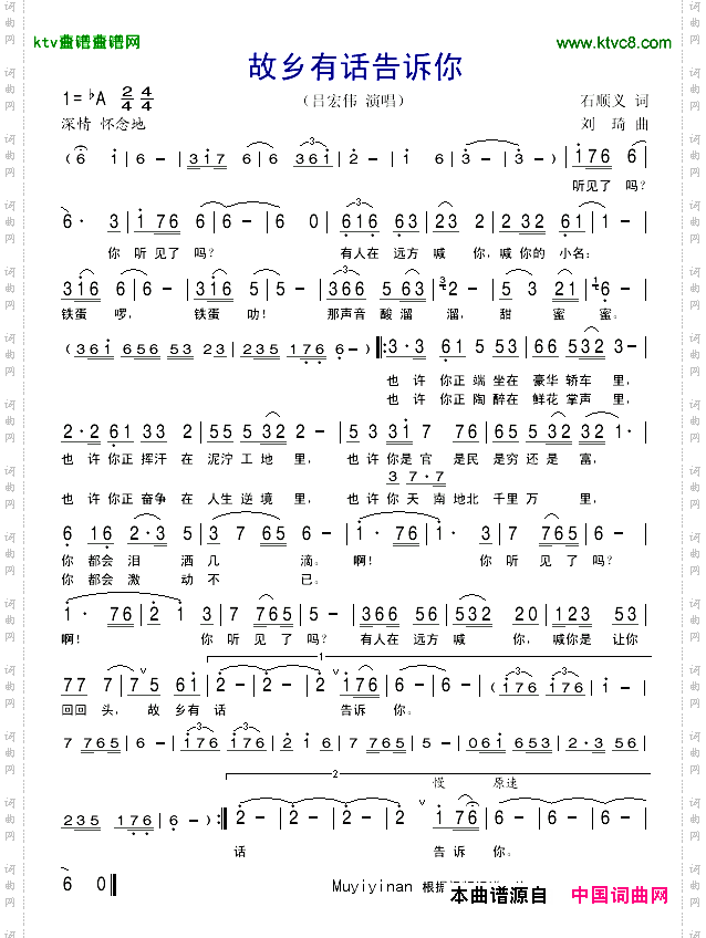 故乡有话告诉你