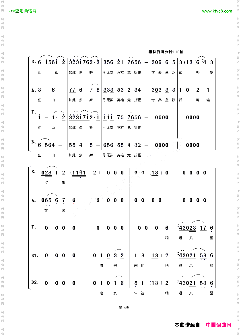 沁园春·雪_朱顺宝合唱编配版
