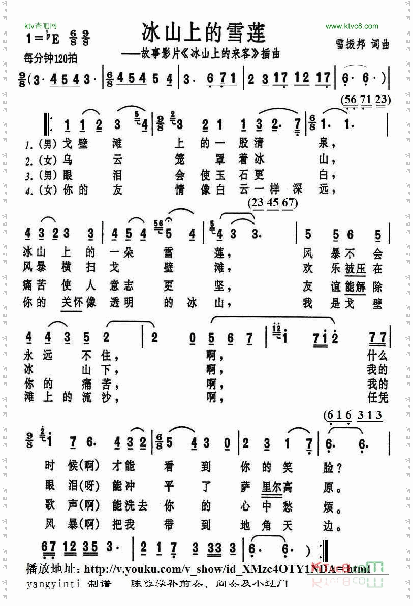 冰山上的雪莲