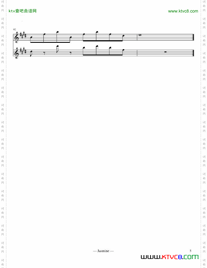 DreamHigh双小提琴伴奏谱