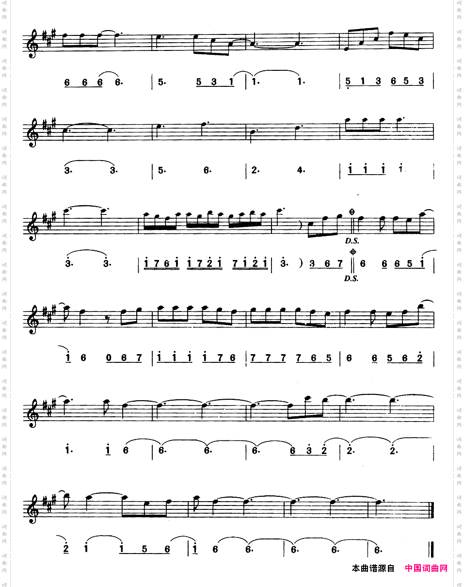 单身情歌简线合谱