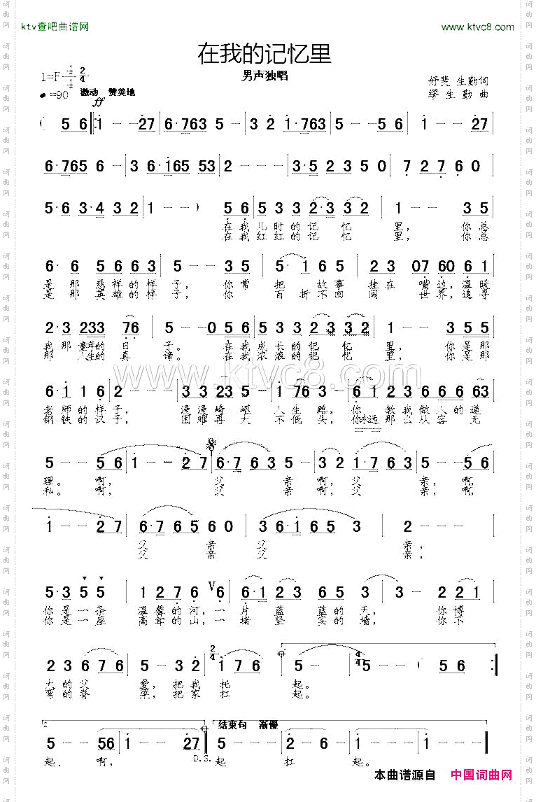 在我的记忆里