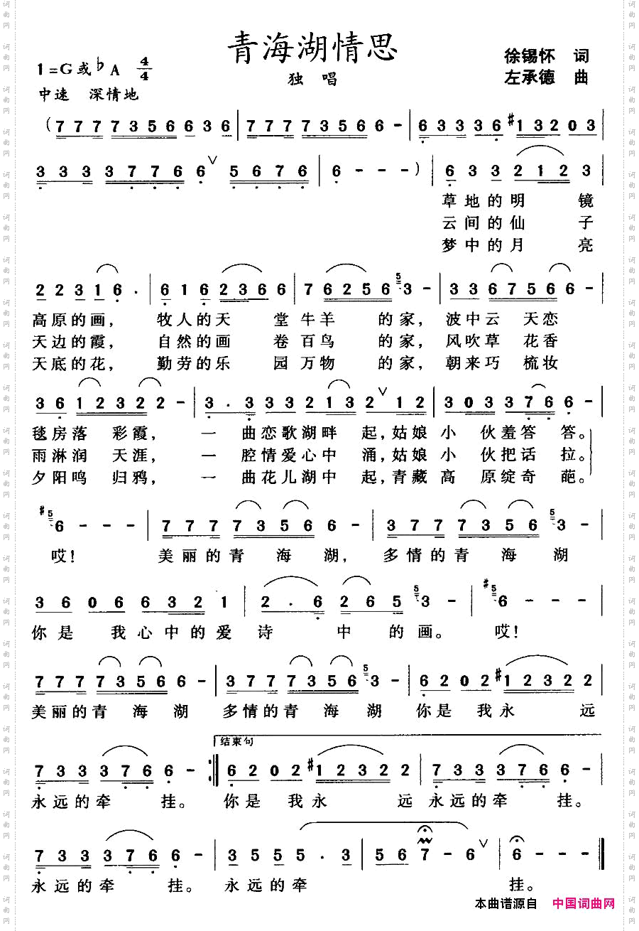 青海湖情思