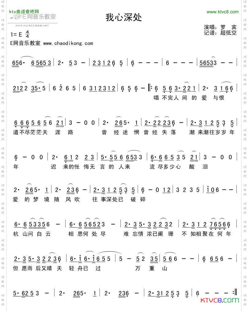 我心深处