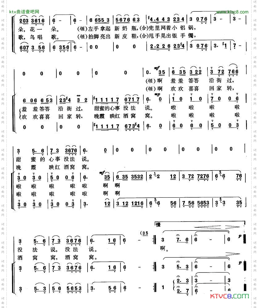 赶乡场的布依媳妇女声小合唱