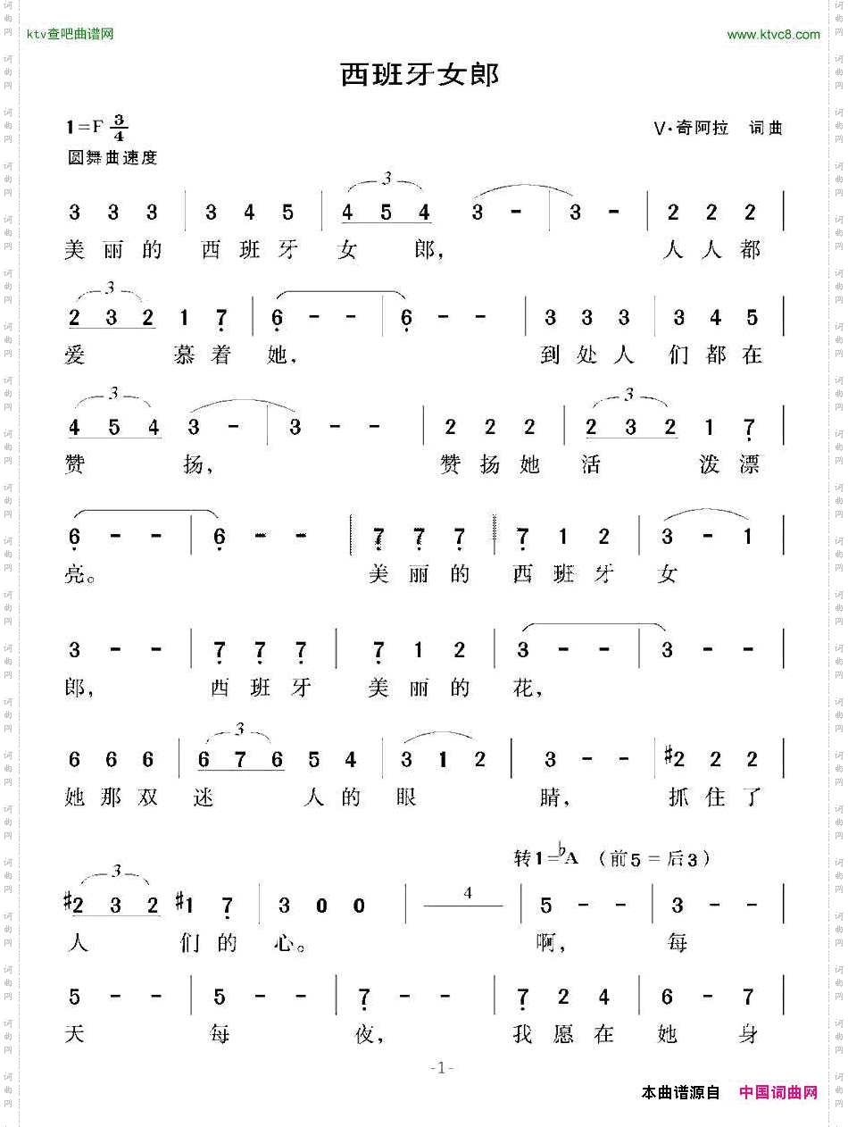 [意]西班牙女郎