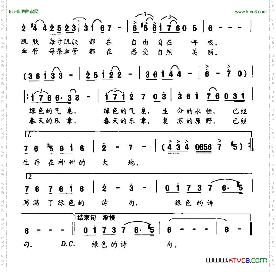 春天的乐章献给为爱而奉献的人