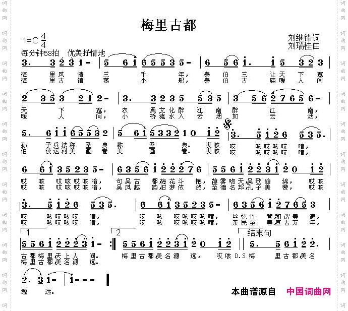 梅里古都刘继锋作词刘瑞桂作曲