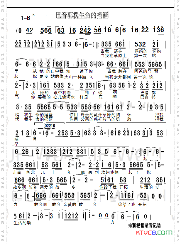 巴音郭楞生命的摇篮