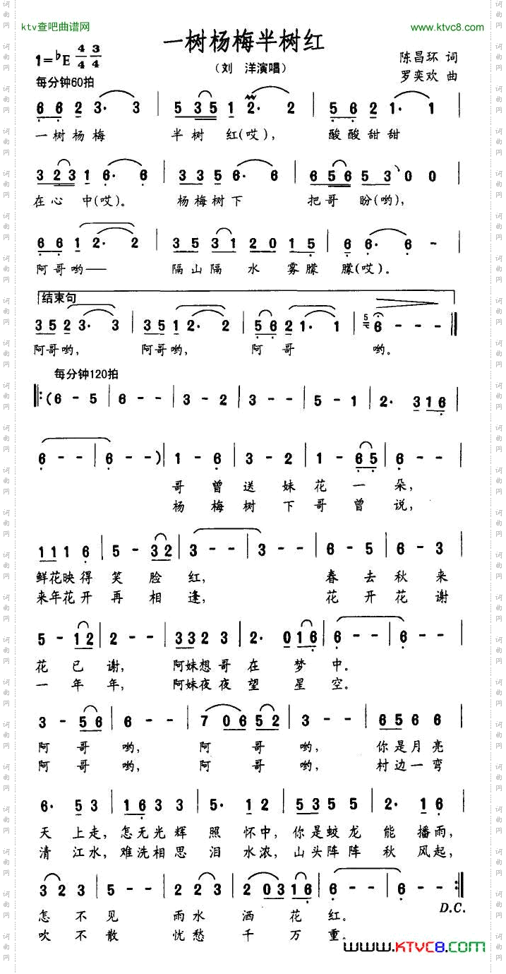 一树杨梅半树红