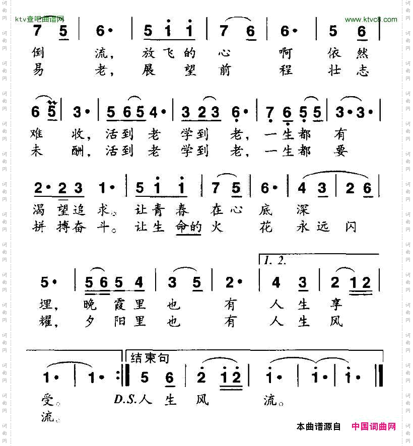 夕阳里也有人生风流