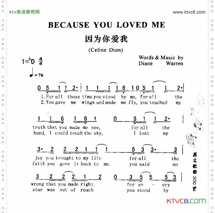 BECAUSEYOULOVEDME因为你爱我