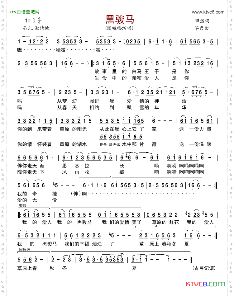 黑骏马