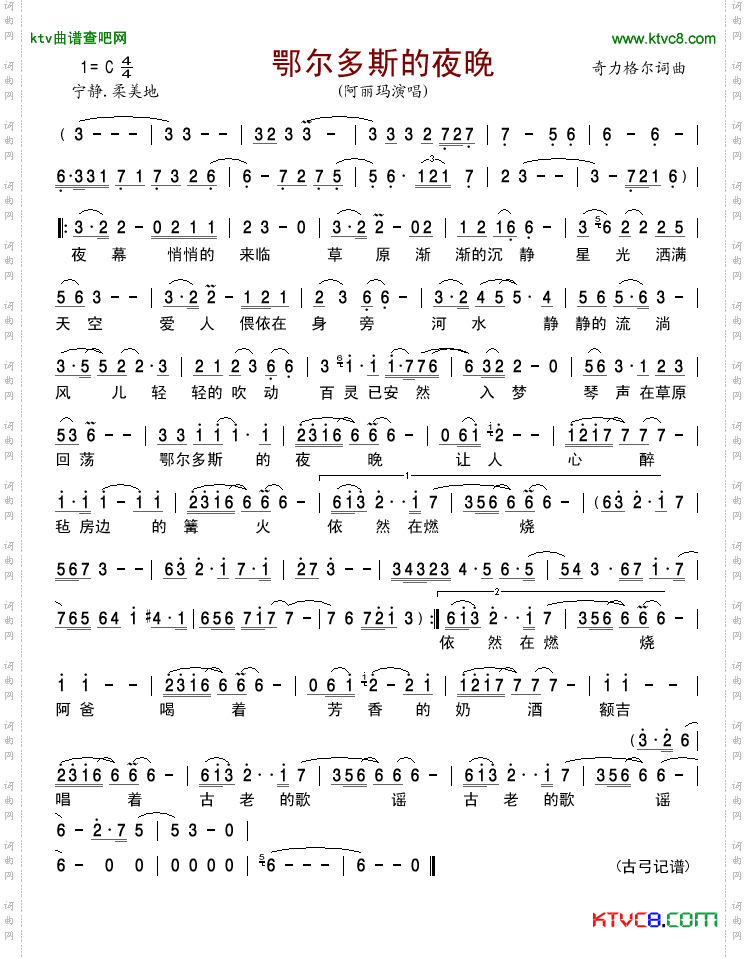 鄂尔多斯的夜晚