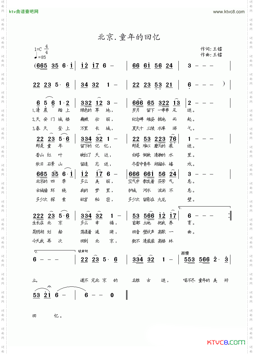 北京,童年的回忆