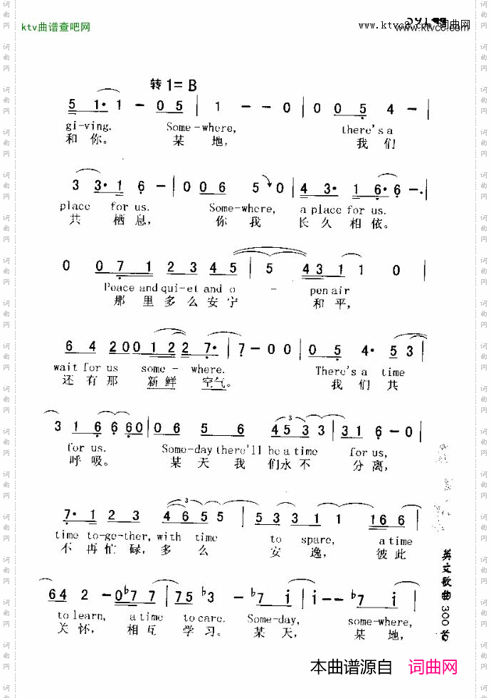 SOMEWHERE 有一个地方