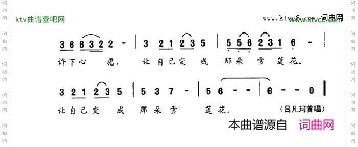 我是一朵雪莲花
