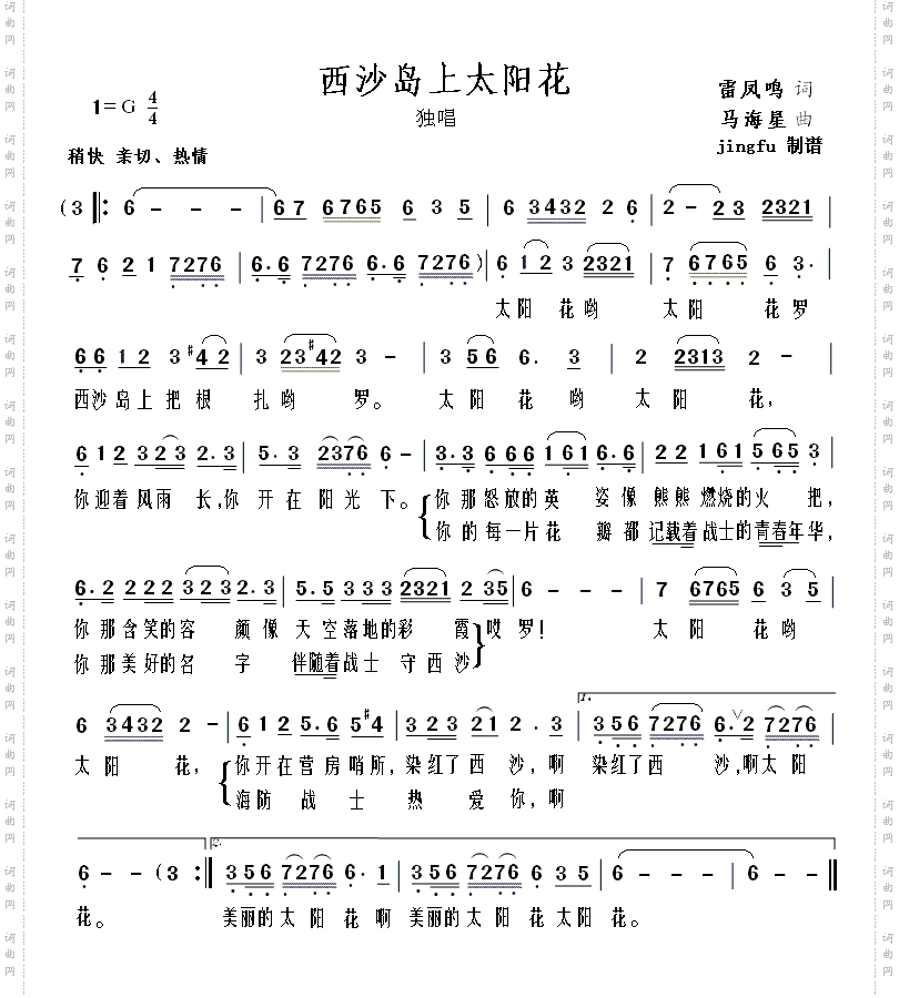 西沙岛上太阳花