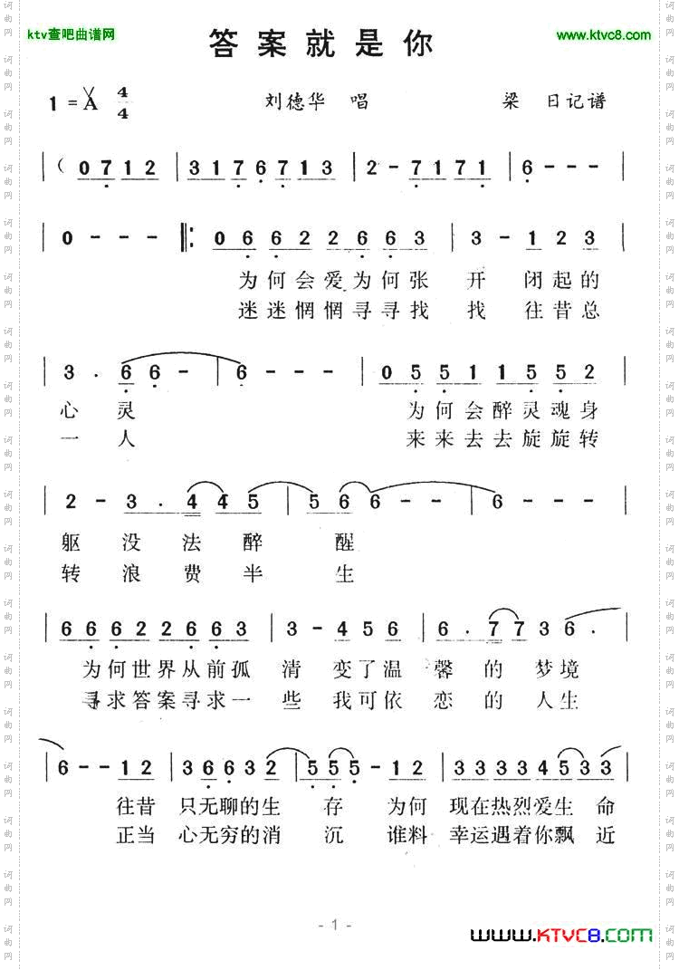 答案就是你