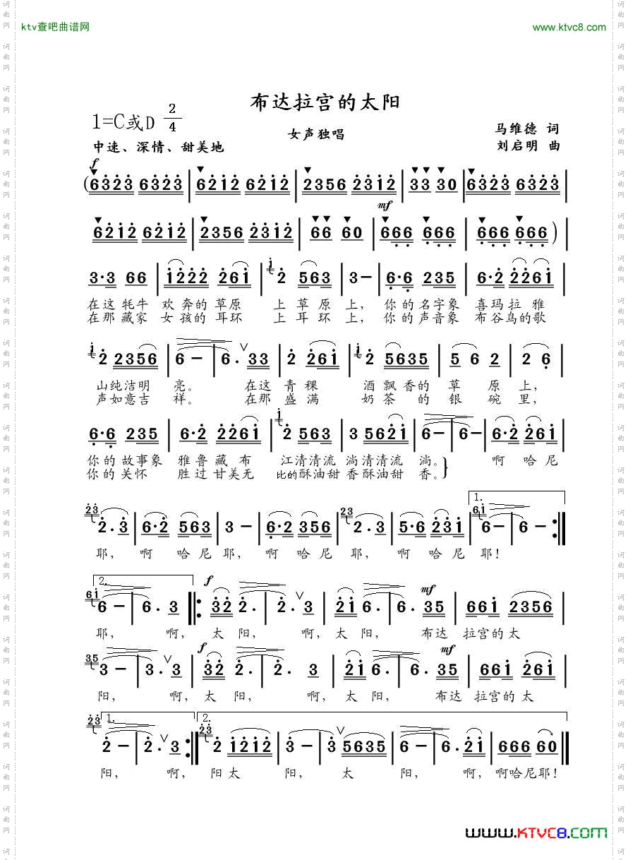 布达拉宫的太阳