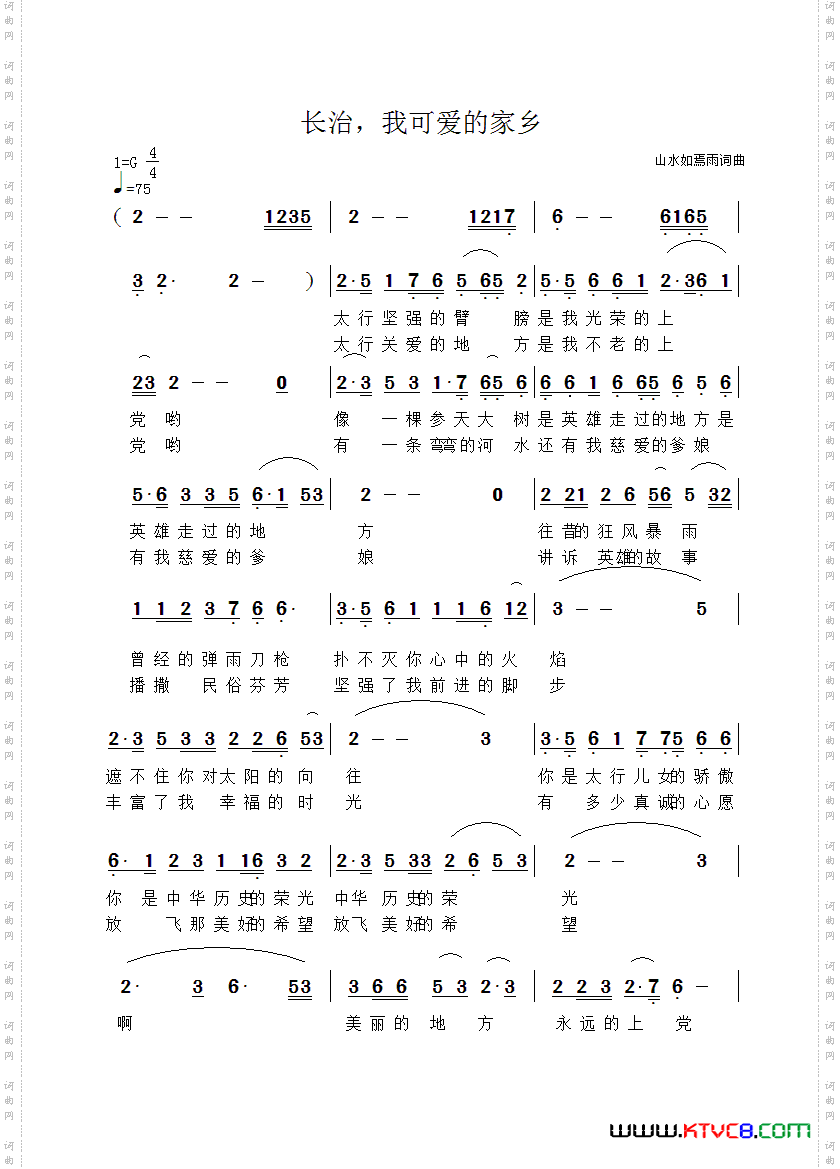 长治，我可爱的家乡