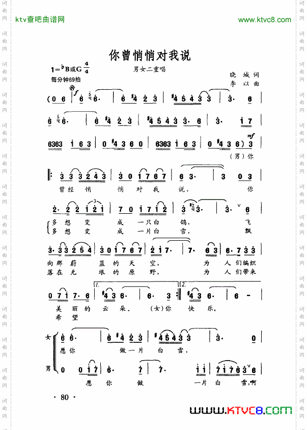 你曾悄悄对我说