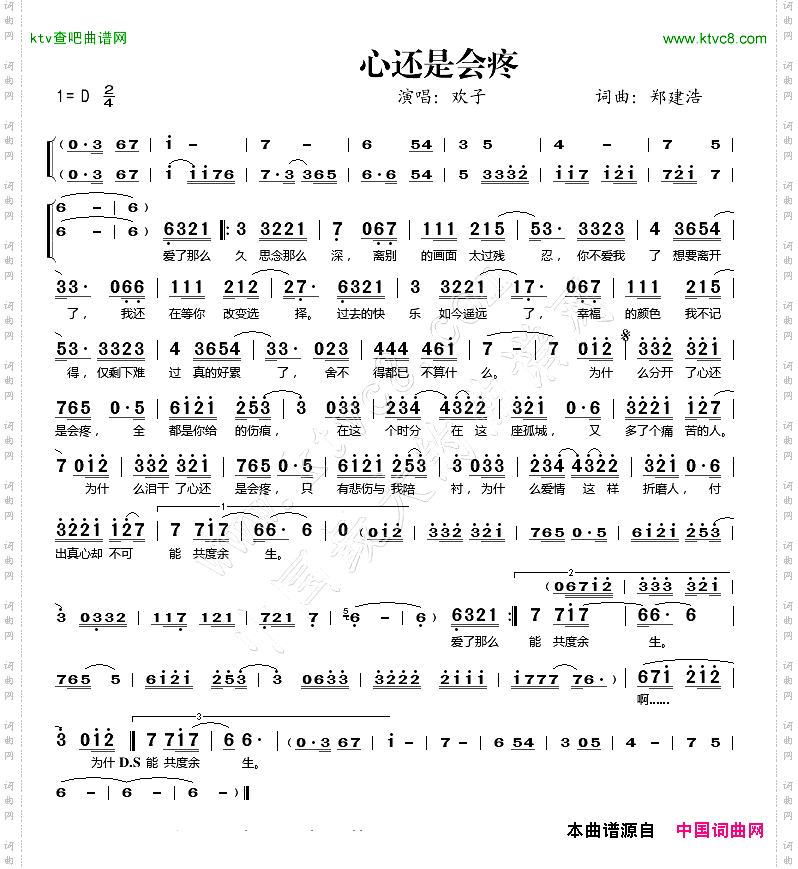 心还是会疼