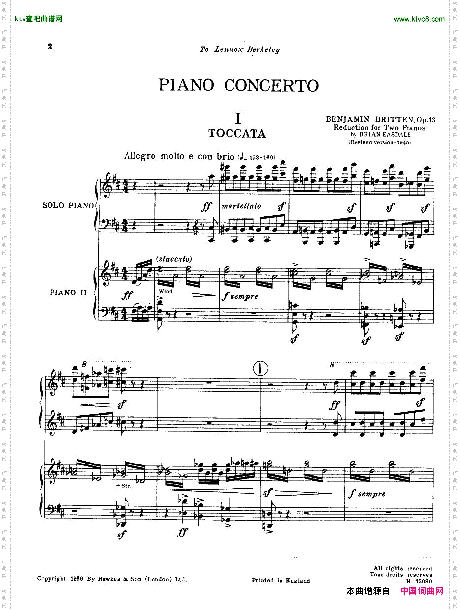 Brittenpianoconcertoop.13一