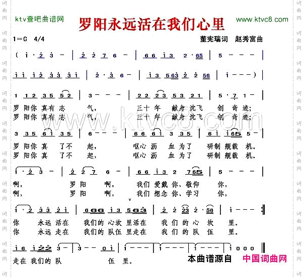 罗阳永远活在我们心里