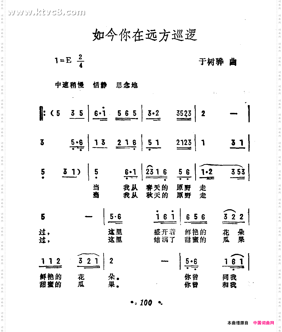 如今你在远方巡逻