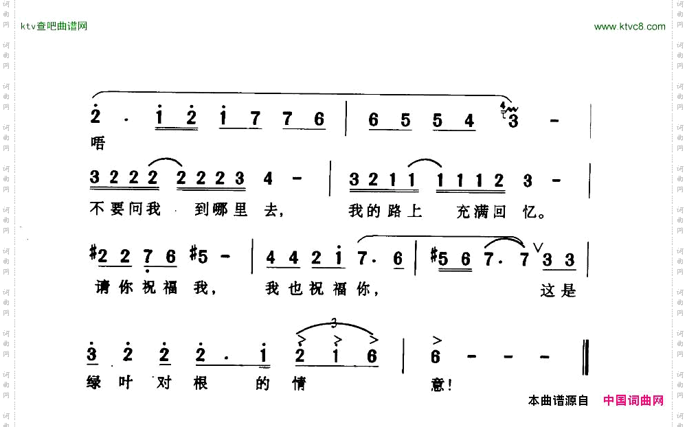 绿叶对根的情意