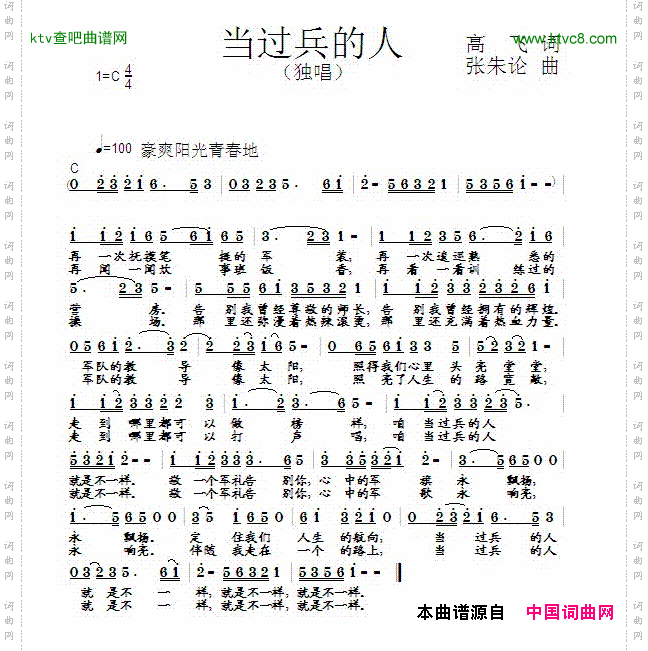 当过兵的人