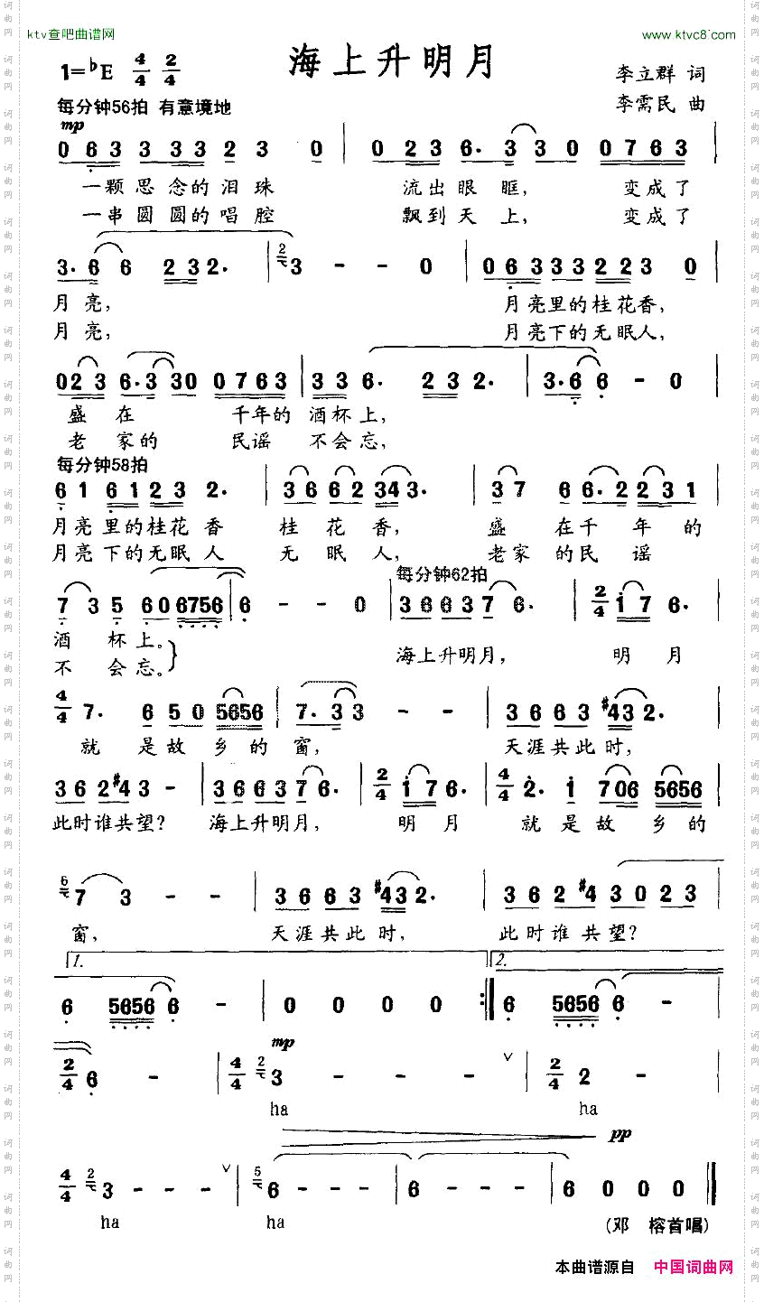 海上升明月