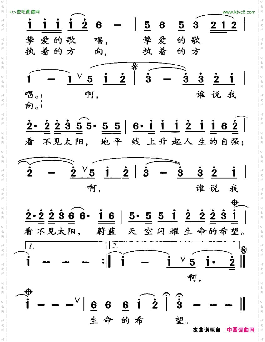 谁说我看不见太阳写给盲人朋友的歌词