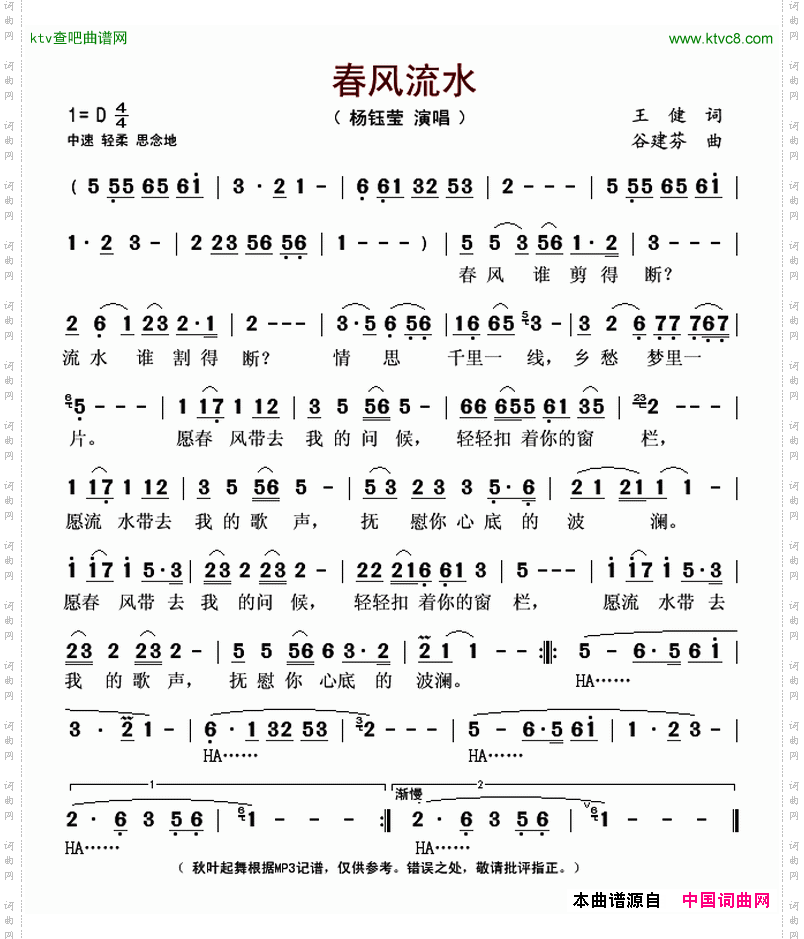 春风流水
