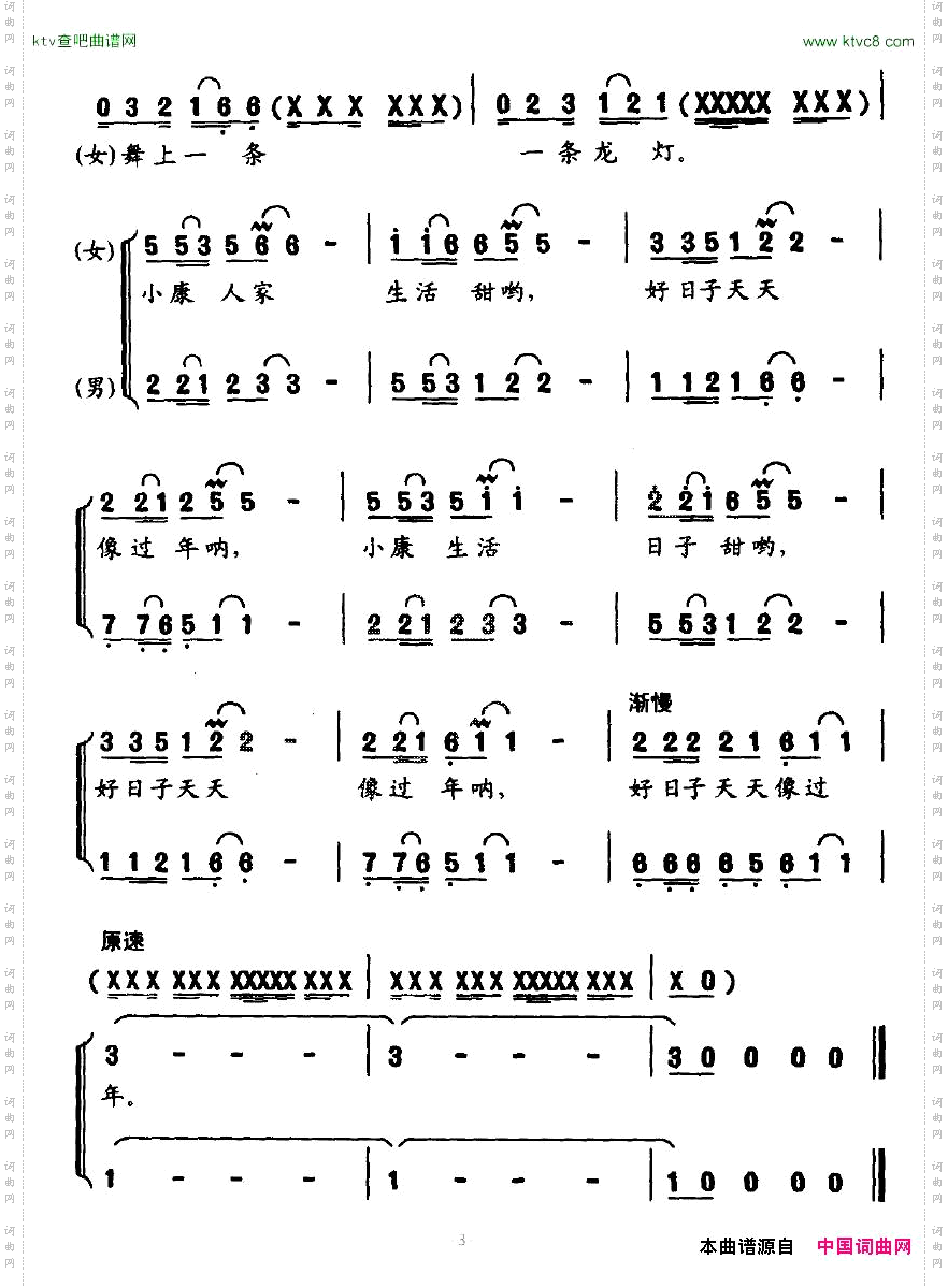 好日子天天像过年大型声乐套曲《村寨新韵》选段