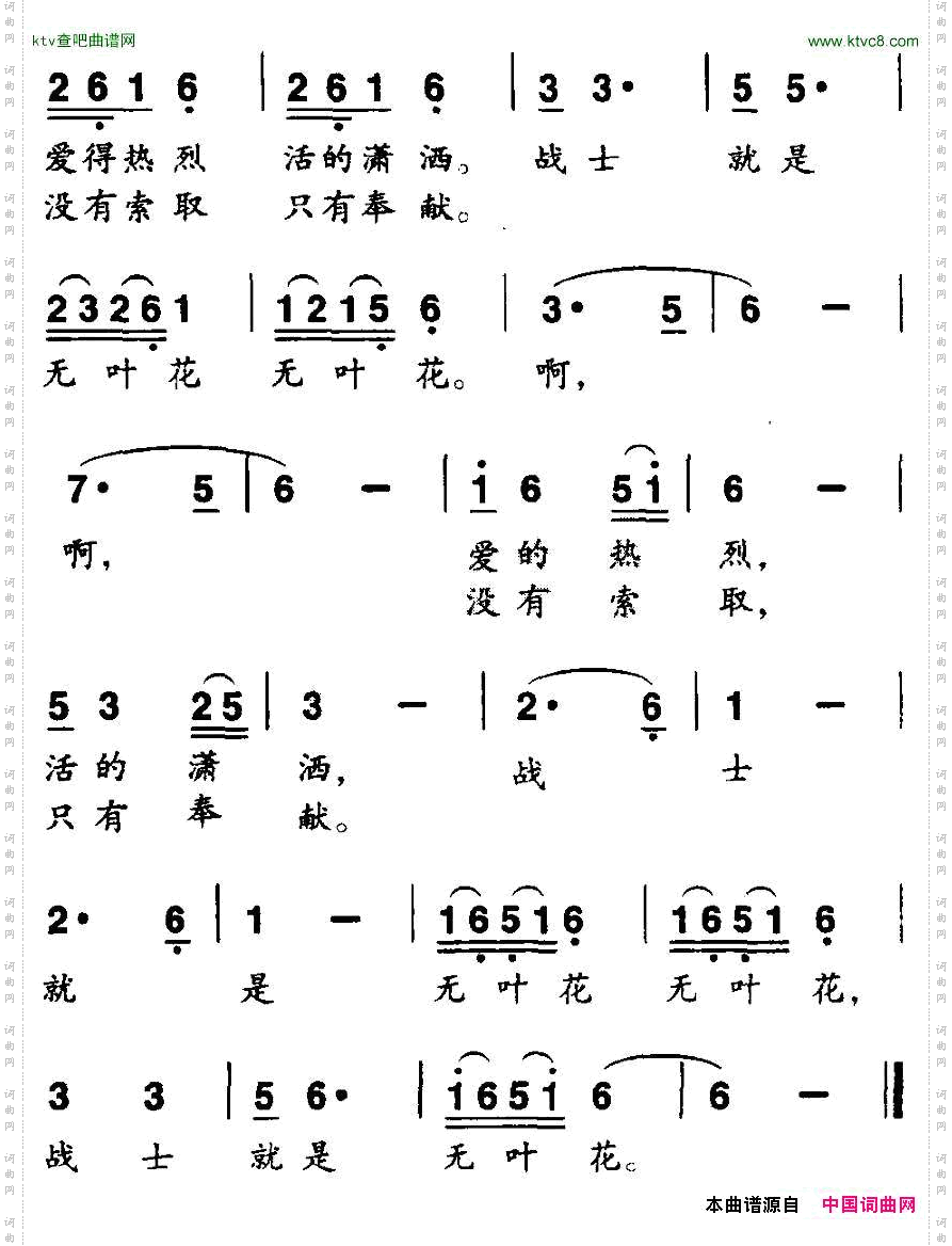 无叶花