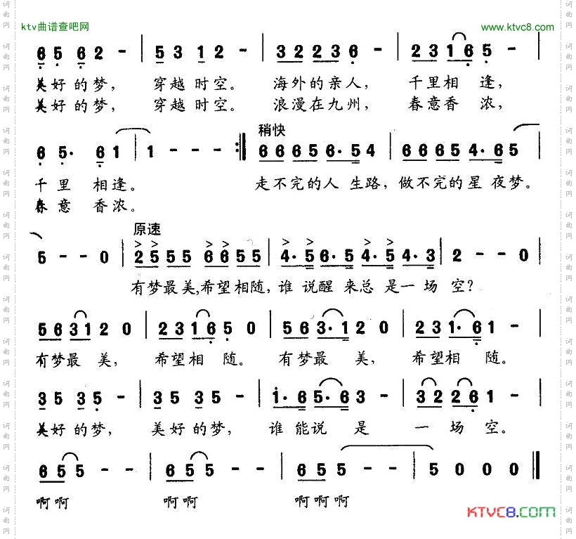 有梦最美，希望相随