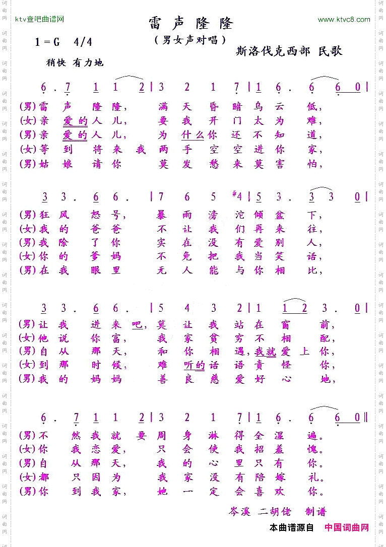 [斯洛伐克]雷声隆隆