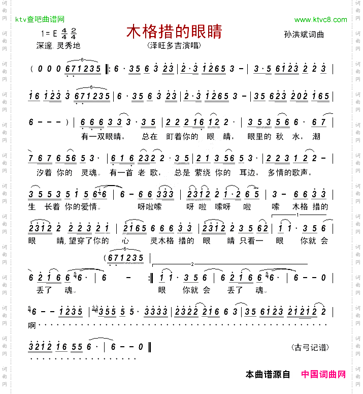 木格措的眼睛