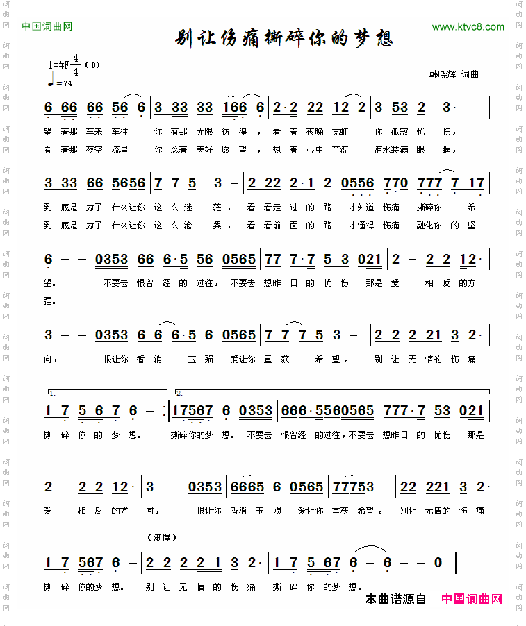 别让伤痛撕碎你的梦想
