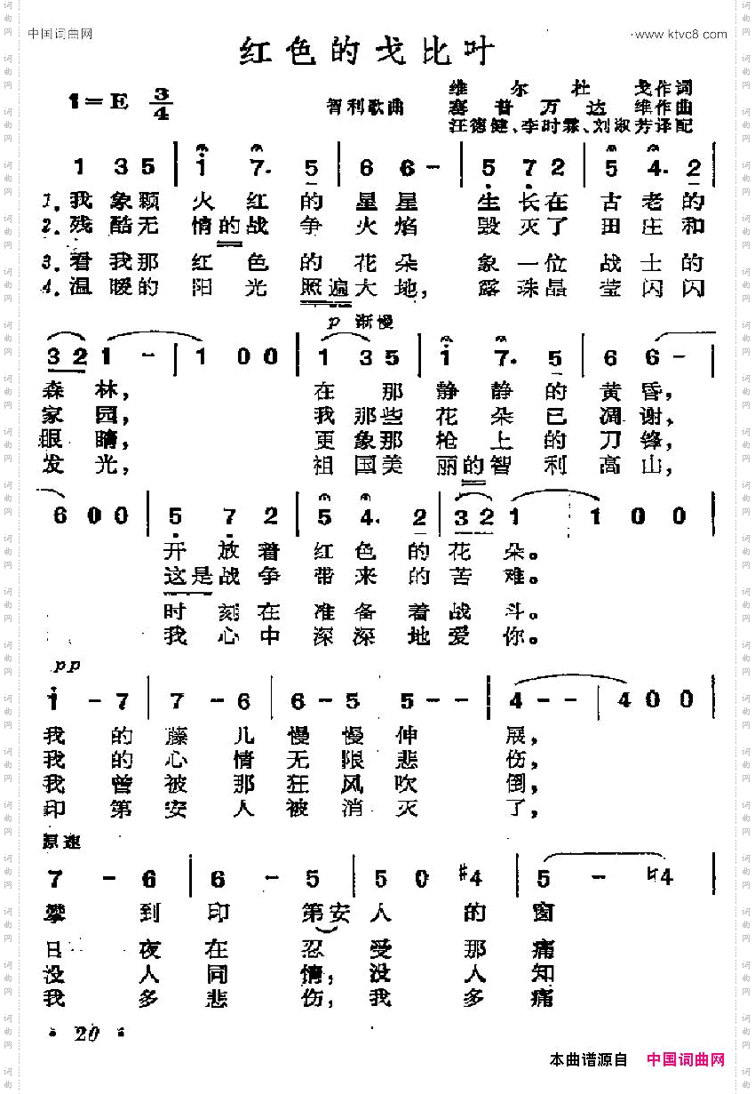 [智利]红色的戈比叶