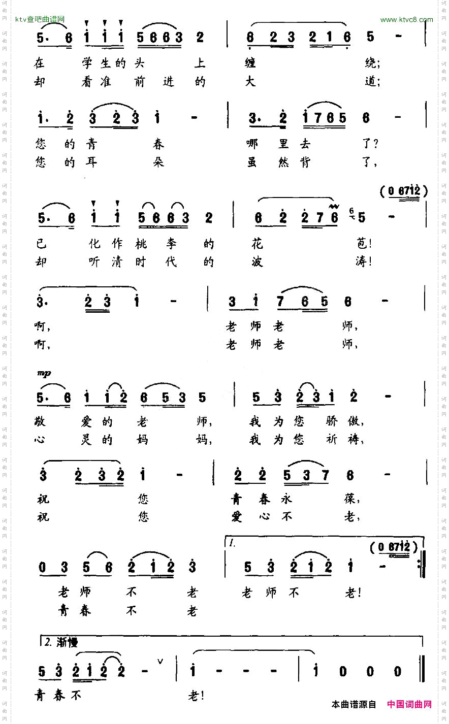 老师不老