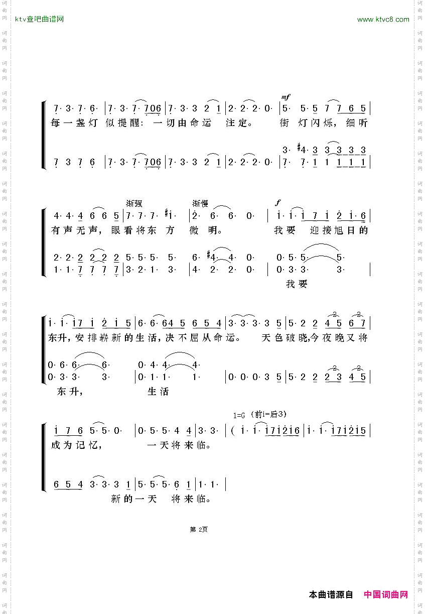 回忆音乐剧《猫》选曲，简谱版